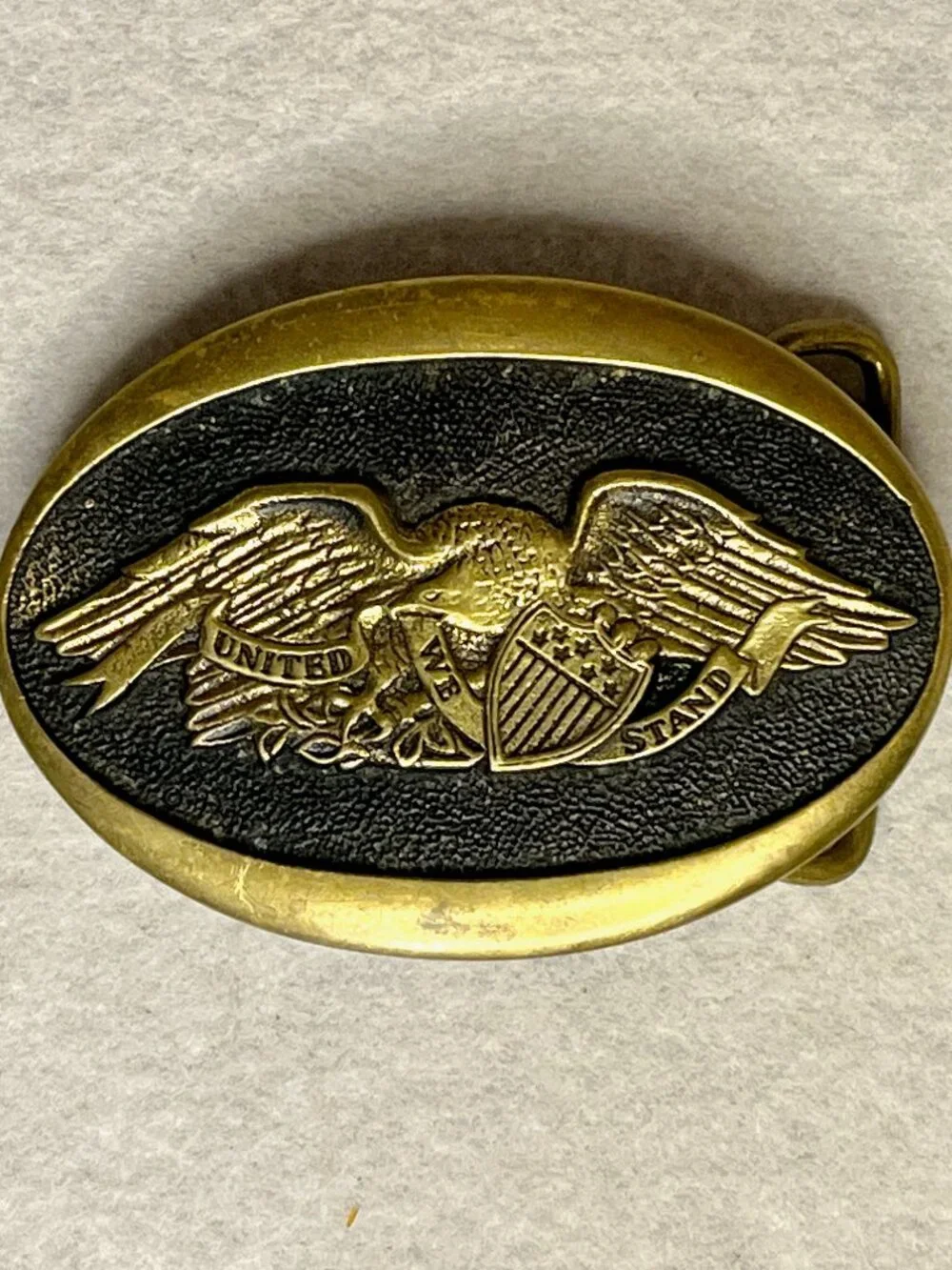 Heritage Mint Solid Brass Belt Buckle * American Eagle * 1975 * AI-798